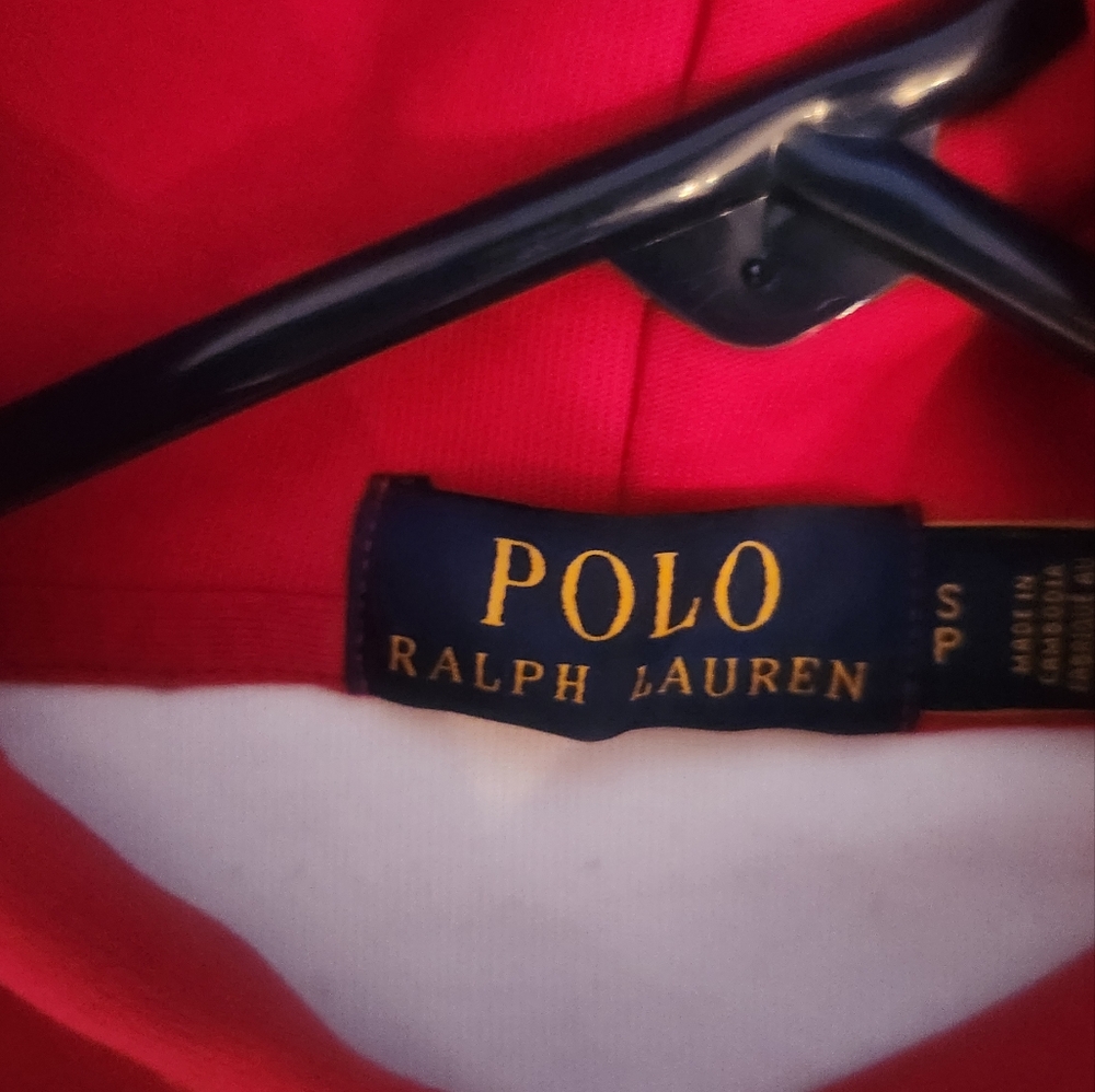 Ralph Laurent Polo Hoodie With Hood Size Small - Picture 2 of 8